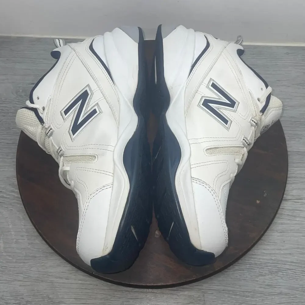 New Balance 608 v4 Athletic Walking Shoes Mens US 10.5 D MX608V4W White Leather
